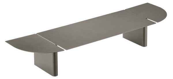 Сив стоманен стенен рафт 80 cm Oru – Blomus