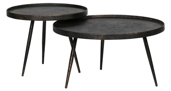 Черна кръгла масичка за кафе ø 58 cm Bounds – WOOOD