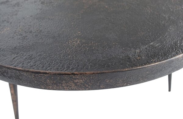 Черна кръгла масичка за кафе ø 58 cm Bounds – WOOOD