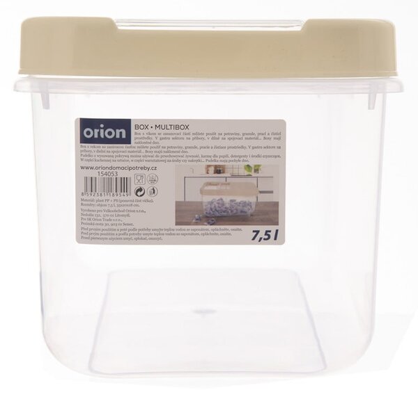 Пластмасова кутия за съхранение с капак 35x20x18 cm Slop – Orion