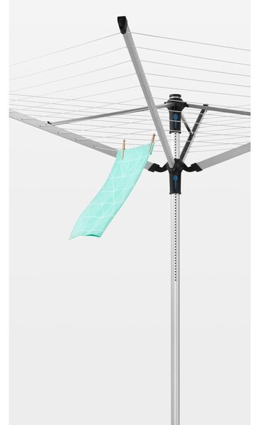 Градинска сушилня за дрехи в сребрист цвят 50 m Lift-o-Matic Advance – Brabantia