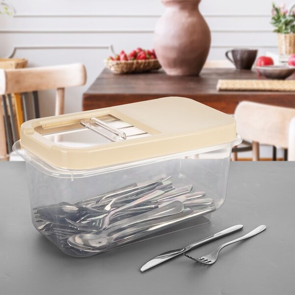 Пластмасова кутия за съхранение с капак 35x20x18 cm Slop – Orion