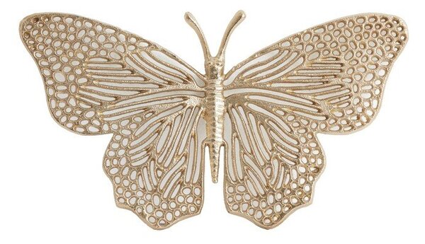 Метална декорация за стена 41x23 cm Butterfly – Light & Living