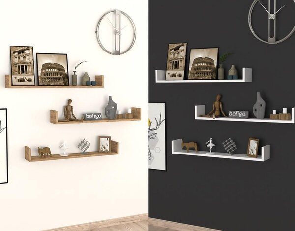 Комплект полици Flyiong Shelf - 90 cm, различни цветове