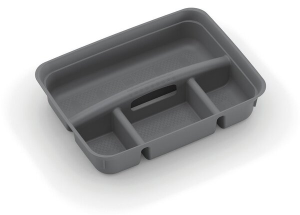 Сив пластмасов разделител за кутия за съхранение 35,5x26,5x8,5 cm K Latch Box – KIS