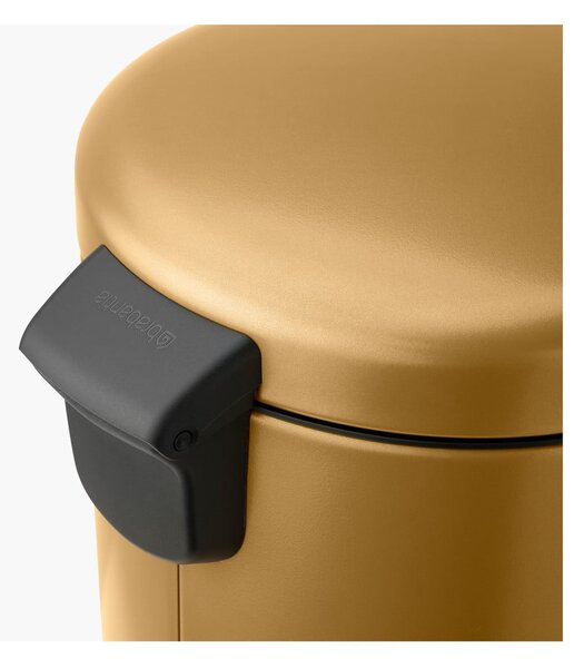 Стоманено кошче за боклук с педал в златист цвят 30 l NewIcon – Brabantia