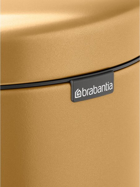 Стоманено кошче за боклук с педал в златист цвят 30 l NewIcon – Brabantia