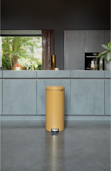 Стоманено кошче за боклук с педал в златист цвят 30 l NewIcon – Brabantia