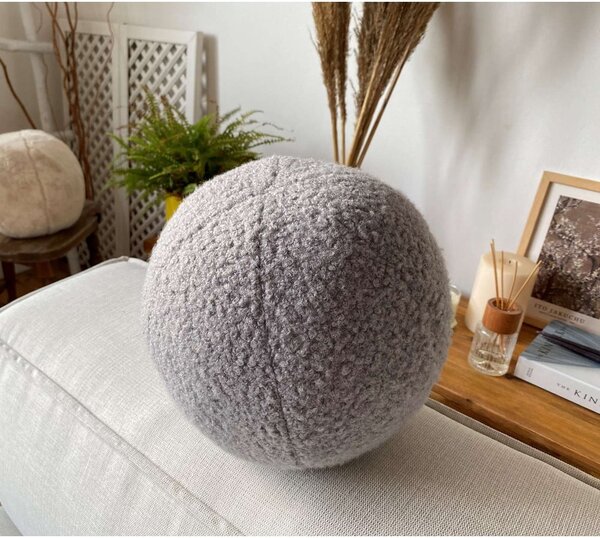 Декоративна възглавница от букле ø 20 cm Top – Mioli Decor