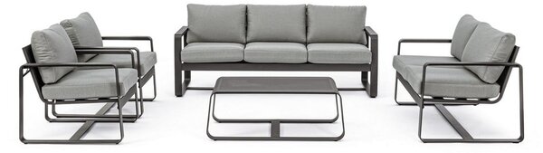 Сив метален градински стол Merrigan – Bizzotto