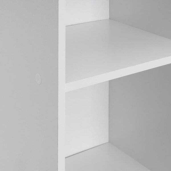Бяла библиотека 30x106x24 cm Cube – Casa Selección