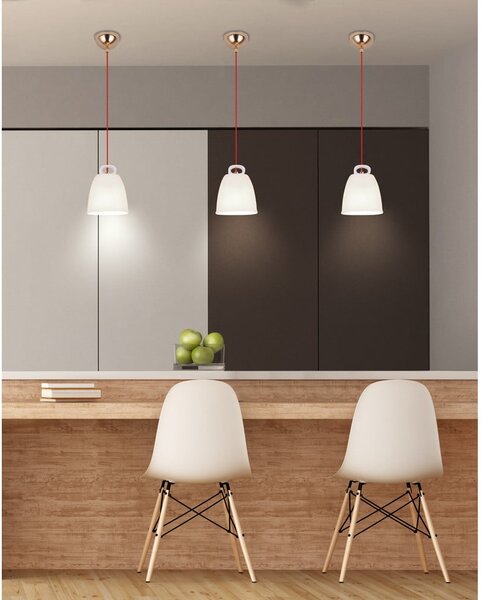 Бял детски полилей с керамичен абажур Sewilla – Candellux Lighting