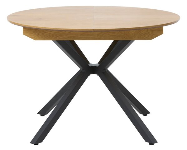 Кръгла сгъваема трапезна маса с допълнителна плоча ø 120 cm Cesura – Unique Furniture