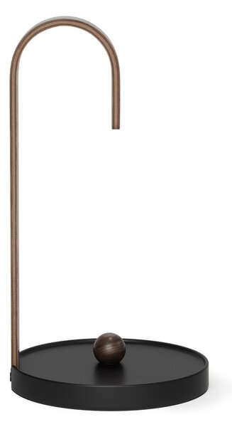 Черна дървена поставка за хартия ø 17 cm Bellwood - Umbra