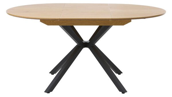 Кръгла сгъваема трапезна маса с допълнителна плоча ø 120 cm Cesura – Unique Furniture