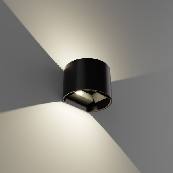 APLED - LED Екстериорна Стенна лампа OVAL 2xLED/3W/230V IP65