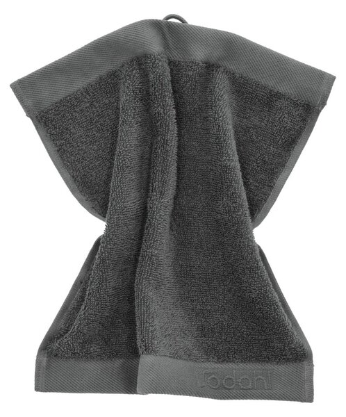 Тъмносива памучна кърпа от тери 30x30 cm Comfort – Södahl