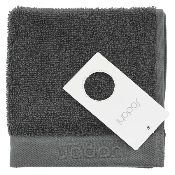 Тъмносива памучна кърпа от тери 30x30 cm Comfort – Södahl