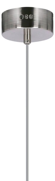Синьо LED висящо осветително тяло със стъклен абажур ø 13 cm Fiuggi – Candellux Lighting