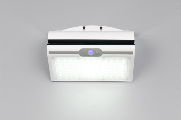 LED стенно външно осветително тяло със соларен панел (височина 18,5 cm) Macapa – Reality