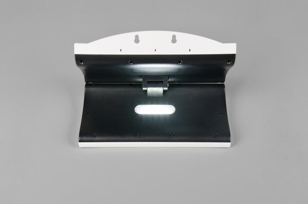 LED стенно външно осветително тяло със соларен панел (височина 18,5 cm) Macapa – Reality