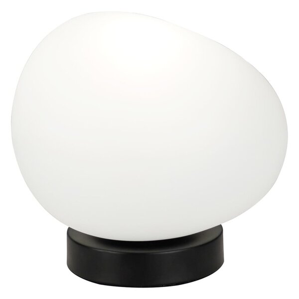 Черно-бяла настолна лампа (височина 19 cm) Stones – Candellux Lighting