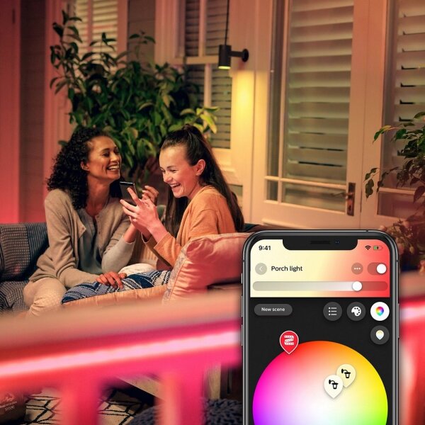 LED RGBW Димируема лента Philips Hue Екстериорен Strip LED/40W 5 м IP67