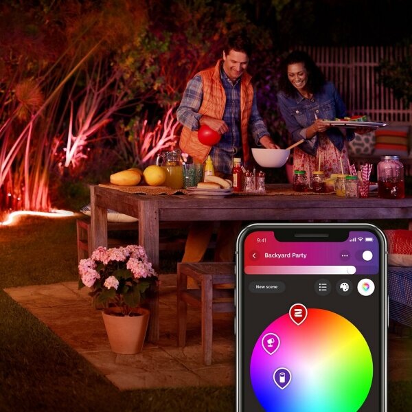 LED RGBW Димируема лента Philips Hue Екстериорен Strip LED/40W 5 м IP67