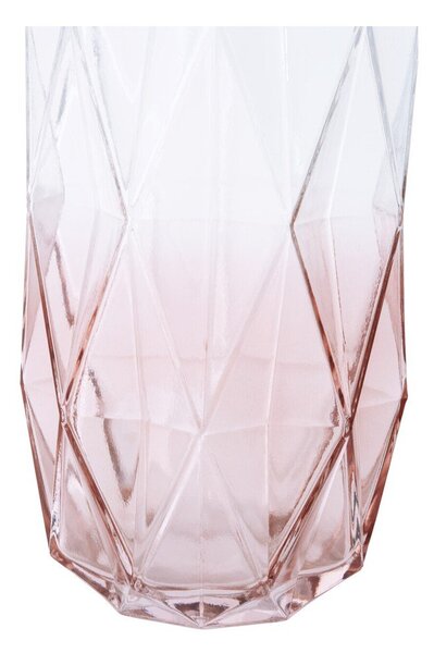 Розова стъклена ваза (височина 28 cm) Brice – Premier Housewares