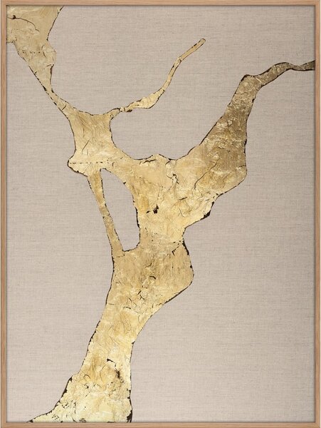 Ръчно рисувана картина 90x120 cm Wild Horizon Gold – Malerifabrikken