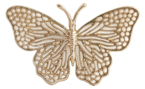 Метална декорация за стена 26x16 cm Butterfly – Light & Living