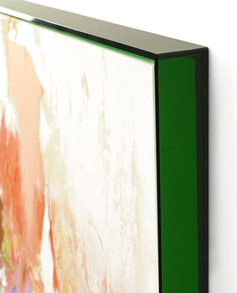 Картина с ръчно изрисувани елементи 102x102 cm Confidential Green – Malerifabrikken
