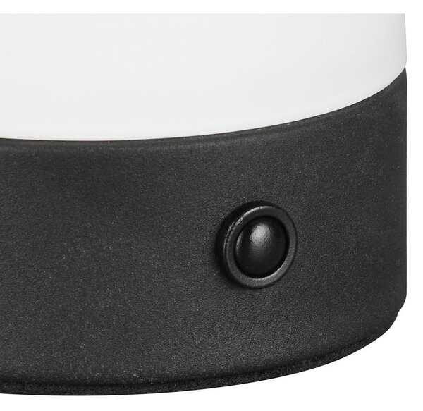 LED настолна лампа в матово бял цвят със стъклен абажур (височина 18 cm) Dooley – Reality