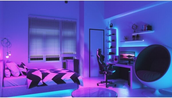 Nanoleaf NL55-0001LS-1M - LED RGB Разширение димируема лента 1 м LED/23W/230V