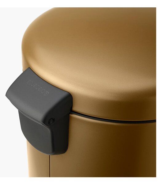 Стоманено кошче за боклук с педал в месингов цвят 30 l NewIcon – Brabantia