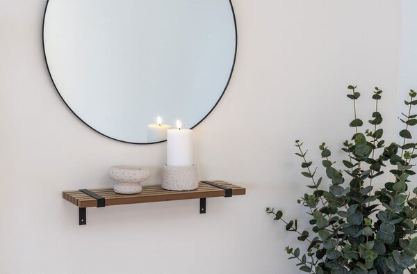 Стенен рафт от декор от ясен в естествен цвят 50 cm Luxor – House Nordic