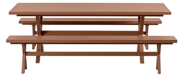Алуминиева градинска маса за хранене 100x220 cm Delta – Exotan