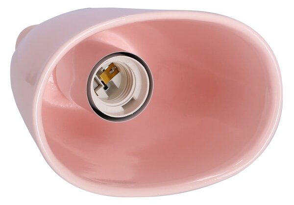 Розов детски полилей с керамичен абажур Sewilla – Candellux Lighting