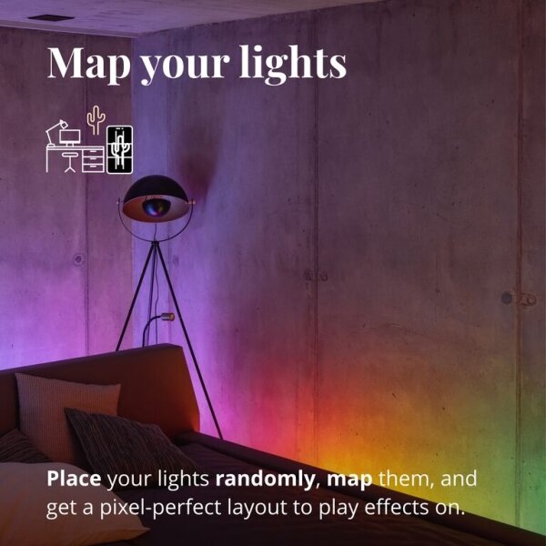 Twinkly TWL100STW-WEU - LED RGB Димируема лента LINE 100xLED 1,5 м Wi-Fi