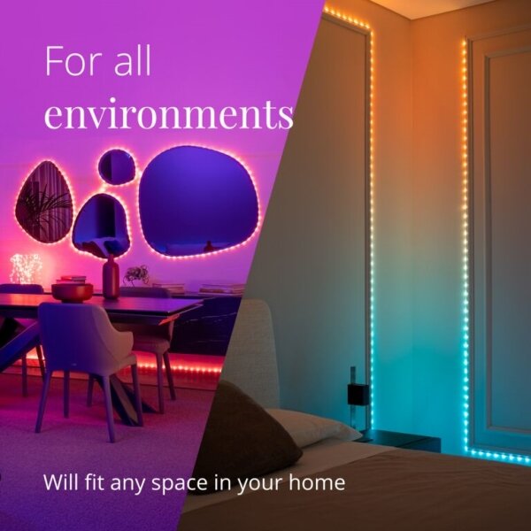 Twinkly TWD200STP-TEU - LED RGB Екстериорен димируема лента 200xLED 10 м IP44 WiFi