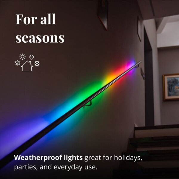 Twinkly TWL100STW-WEU - LED RGB Димируема лента LINE 100xLED 1,5 м Wi-Fi