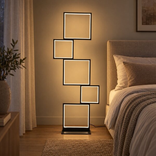 BRILAGI - LED подова лампа SHIFT LED/36W/230V 4000K 123 cm черна