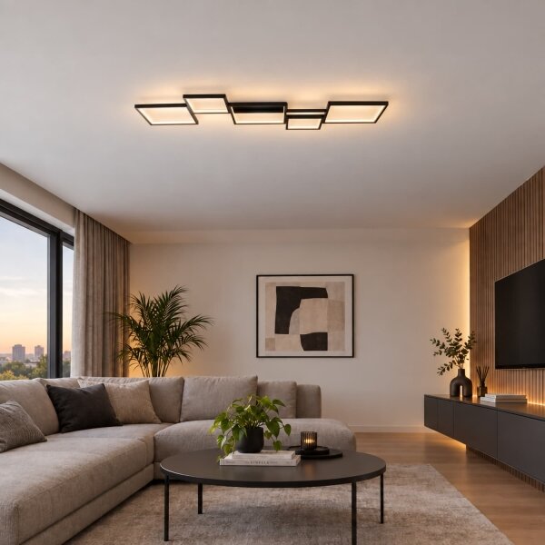 BRILAGI - LED таванно осветително тяло SHIFT LED/42W/230V 4000K 47,5x122 cm черно