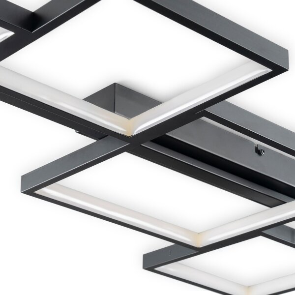 BRILAGI - LED таванно осветително тяло SHIFT LED/42W/230V 4000K 47,5x122 cm черно