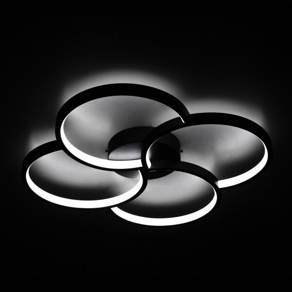 BRILAGI - LED таванно осветително тяло VELO LED/42W/230V 4000K, Ø 52 см, черно