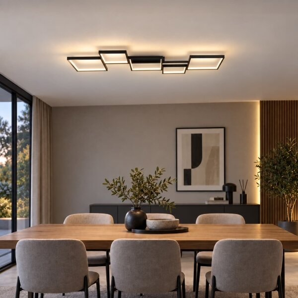 BRILAGI - LED таванно осветително тяло SHIFT LED/42W/230V 4000K 47,5x122 cm черно