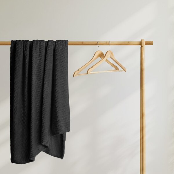 Черно одеяло от микрофибър , 70 x 150 cm Henry - DecoKing