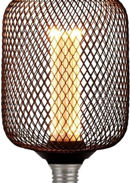 Searchlight 26002BK - LED декоративна крушка WIRE MESH E27/4,5W/230V 2700K