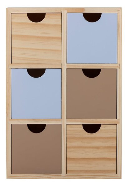 Дървен органайзер за детски играчки в естествен цвят 27x8x18 cm Calle – Bloomingville Mini