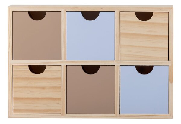 Дървен органайзер за детски играчки в естествен цвят 27x8x18 cm Calle – Bloomingville Mini